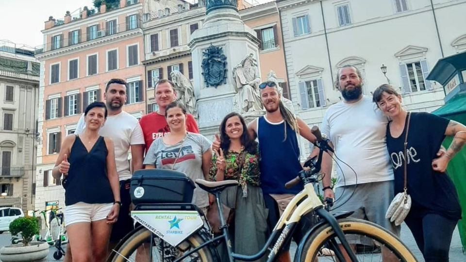 Rome in the Morning Private e-Bike Tour